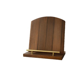 Support de livre de recettes en bois réglable et portable personnalisé pour la cuisine, support de livre de recettes en bois massif pour le bureau - Product Image 5