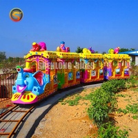 Manèges de parc d'attractions pour enfants les plus vendus en Chine, manège de fête foraine, modèle animatronique d'éléphant, train électrique sur rail