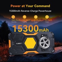 Teléfono Inteligente Resistente Cubot, 6+128 GB, Android 15, CPU G100, Cámara Principal de 64 MP, Batería de 15300 mAh, Cubot Kingkong Power 5