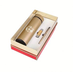 Business Office Stainless Steel Vacuum Cup with 6-Color Printed Logo for Promotional Activities and Customer Gifts - Product Image 1