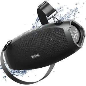 W-KING X10 IPX6 tragbarer IPX6 wasserdichter Bluetooth-Lautsprecher im Freien mit Stoff bezug