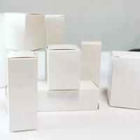 Emballage de produit personnalisé petite boîte de parfum en carton blanc en papier ordinaire cosmétique