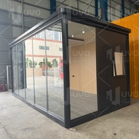 Oficina Prefabricada Modular para Patio Trasero, Estudio, Oficina Inteligente, Espacio de Trabajo Personalizado para Trabajo Remoto