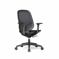 Chaise de bureau ergonomique moderne et confortable en maille intégrale, réglable en hauteur, pour ordinateur