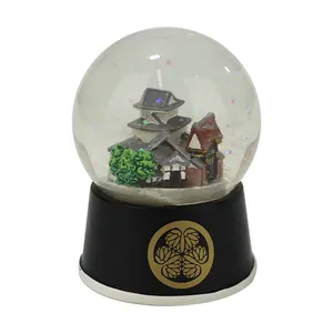 Custom Snow Globe Nijo Castle Japan 65mm snowglobe gifts decoration city building crystal ball home decoration