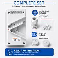 Equipo de Control de Distribución CHEM, Interruptor de Transferencia Manual de 1/2/3 Polos, 20A/35A/60A, Dispositivo de Aislamiento de Carga para Generador