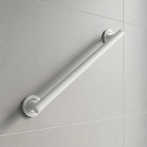 Barre de sécurité réglable pour baignoire, poignée de sécurité pour bain, barre d'aide au bain pour personnes âgées avec poignée antidérapante pour utilisation post-chirurgie, 24 pouces, best-seller - Product Image 1