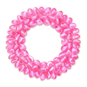 Perline Ilan Abalorio 8mm in Occhio di Gatto Rosa per Creazione di Gioielli - Product Image 2