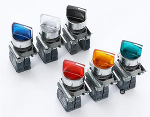 Işıklı kontrol düğmesi ile XB4/P4Precision-Adjustment döner seçici anahtarı, 2 vitesli/3 vitesli dişli, çoklu gösterge rengi - Product Image 2