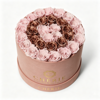 Boîte à fleurs ronde de qualité supérieure personnalisée, boîte à chapeau élégante pour fleurs, boîte ronde pour la présentation de cadeaux et les arrangements floraux