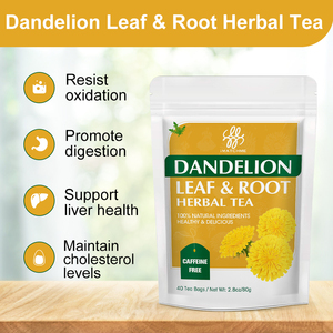 Té de Hoja y Raíz de Diente de León al por Mayor, Sin Cafeína, Natural, Detox, Apoyo para Hígado y Riñones, Pissenlit, Lowenzahn, Diente Leon, 40 Bolsitas - Product Image 6