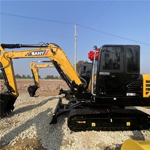 Nouvelle Excavatrice d'occasion 60C Pro, Excavatrice hydraulique sur chenilles d'occasion, Excavatrice à marteau briseur Sy60c, fournie 20 tonnes - Product Image 6