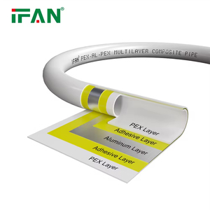 Tubería IFAN de <span class=keywords><strong>5</strong></span> Capas Multicapa Compuesta PERT AL PERT para Calefacción por Suelo Radiante, Tubería PEX Aislante Láser, Tubería Flexible <span class=keywords><strong>UMF</strong></span> PEXA para Plomería - Product Image 2