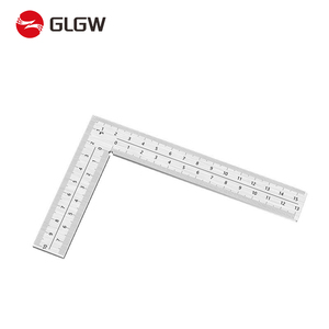 <span class=keywords><strong>Righello</strong></span> ad Angolo Retto in Acciaio Inox di Alta Precisione, Graduato su Entrambi i Lati, per Edilizia - Product Image 1