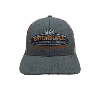 Casquette de camionneur en toile classique personnalisée Style Ri 112 avec broderie en maille drapeau américain sur le dos pour casquette de Baseball extérieure - Product Image 2