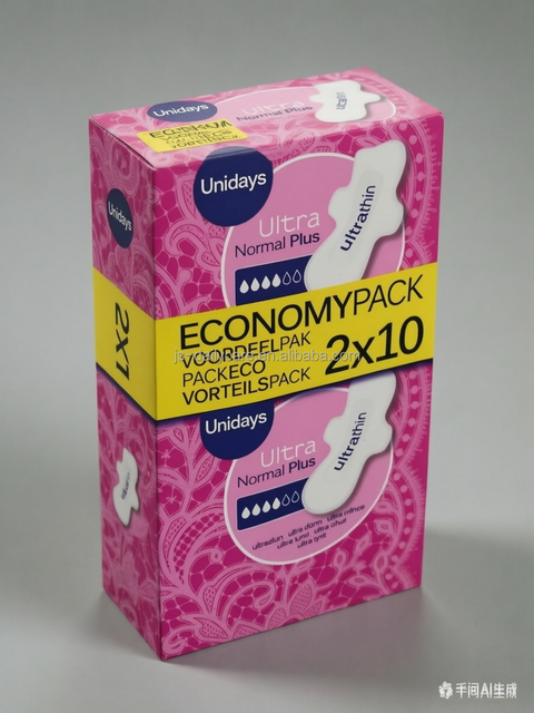 OEM Service Ultra Thin Sanitary Napkins Soft Non-woven Fabric Surface Breathable Winged Menstrual Pads Wholesale