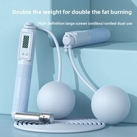 Corde à sauter numérique intelligente en gros avec perles de 60 mm, corde de fitness durable anti-emmêlement pour entraînement à domicile