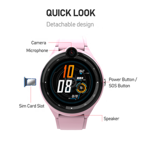 นาฬิกาโทรศัพท์ซิมการ์ด 4G สำหรับเด็กชายและเด็กหญิง พร้อม GPS LBS WIFI นาฬิกาอัจฉริยะสำหรับเด็ก นาฬิกาสปอร์ตอัจฉริยะ - Product Image 6