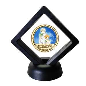 Souvenirs <span class=keywords><strong>de</strong></span> collection RTS, plateau à cartes <span class=keywords><strong>d</strong></span>'anime japonais plaqué <span class=keywords><strong>or</strong></span> 24 carats, <span class=keywords><strong>achat</strong></span> <span class=keywords><strong>de</strong></span> pièces <span class=keywords><strong>de</strong></span> monnaie - Product Image 6