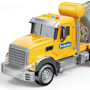 Garçons 1/14 Friction Engineering Véhicule Camion Modèle Jouets Bétonnière Friction Voitures Jouet Inertie Ingénierie Véhicule Jouets - Product Image 4