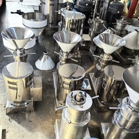 Machine industrielle de broyage de tahini, de beurre de cacahuètes, de cacao, broyeur d'aliments pour animaux, moulin colloïdal pour soja, pour la fabrication de pâte de viande