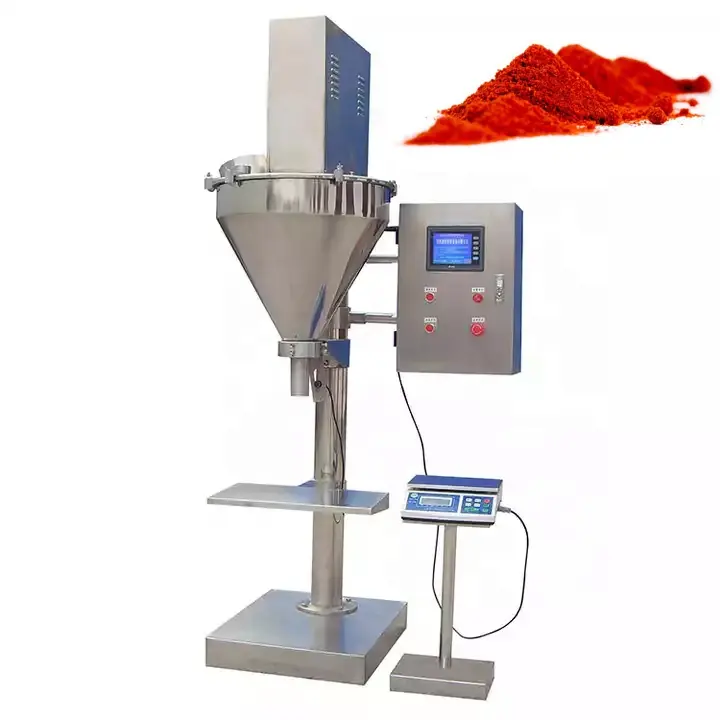 500g Vibration Automatic Powder Filling Machine Tea Rice Flour Coffee Bean Powder And Granule Weighing Packing Machine