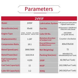 Belon Power 22HP 27HP 35HP petit moteur diesel marin avec boîte de vitesses démarrage électrique refroidi par air pour machines nouvel état - Product Image 5