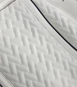 Funda de Asiento de Coche de Cuero Nappa Blanco Personalizada, Reemplazo Completo para <span class=keywords><strong>BMW</strong></span> Serie 7 - Product Image 2