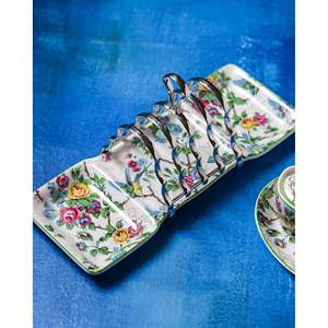 ชุดอาหารเช้าเซรามิกอังกฤษยี่ห้อ Staffordshire รุ่น Midwinter พร้อมที่วางขนมปังปิ้ง ชุดเครื่องปรุงรส เกลือ พริกไทย และซอส - Product Image 2