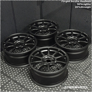 Jantes de course forgées style ZE40 noir satiné 16-17 pouces pour Mazda MX-5 Honda Civic <span class=keywords><strong>Mini</strong></span> Cooper Jantes en alliage - Product Image 1