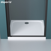 Plus Populaire Écrans de Douche Cabine de Douche De Qualité Verre Moderne Enceinte Salle De Bain En Verre Trempé 3 Ans Carré