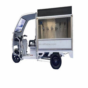 Triciclo eléctrico para comida, barra de cerveza, triciclo, carritos de helado, carrito de cóctel móvil, camión de comida con caja refrigerada - Product Image 3