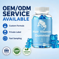 Gummies de biotine extra forte 6000 mcg pour la croissance des cheveux, des ongles et de la peau, véganes, pour adultes, bonbons mous