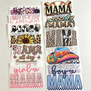 Transfert DTF Maman Fantôme Dessin Animé Adorable, Patch Thermocollant Assorti Famille Halloween pour Impression DIY sur Vêtements - Product Image 1