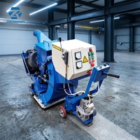 Machine de sablage sans poussière haute performance pour la préparation des surfaces en béton, le décapage des marquages routiers et le nettoyage des sols
