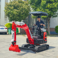 Livraison Gratuite – Nouvelle Mini-Pelle Compacte de 1,8 Tonne, Conforme EPA, sur Chenilles, pour Ferme – Petites Excavatrices de 1 Tonne, Prix Compétitifs