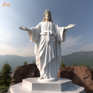 Decoración Religiosa para Exteriores, Gran Escultura de Piedra Natural Tallada <span class=keywords><strong>a</strong></span> Mano, Estatua de Mármol de <span class=keywords><strong>Jesucristo</strong></span> Resucitado de Tamaño Real, para Catolicismo - Product Image 6