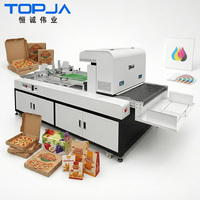Imprimante numérique industrielle à jet d'encre Tianji 9003 haute vitesse 30 m/min pour boîtes en carton ondulé, impression en une seule passe pour les pizzas
