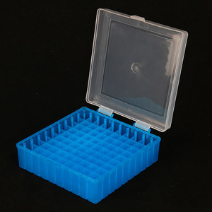 Hongbolai Cryogenic Tube Box 48 Well Blue With Lid For Sample <b>Storage</b> - Product Image 4