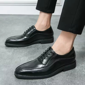 C1022-2 Nouvelles Chaussures Habillées en Cuir pour Hommes à Bout Pointu de Bonne Qualité, Grande Taille, Tendance, pour Mariage et Affaires - Product Image 4