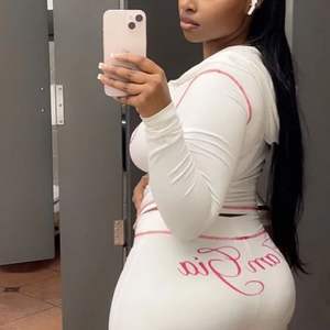 Frühlings- und Herbst-Print 2-teiliges Set Lässige Streetwear Damen Y2K Mode Reißverschluss-Kapuzenjacke Über dem Knie Sportlich - Product Image 3