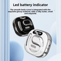 Écouteurs sportifs sans fil intelligents K02 avec écran d'affichage numérique LED, indicateur de batterie, écouteurs sans fil