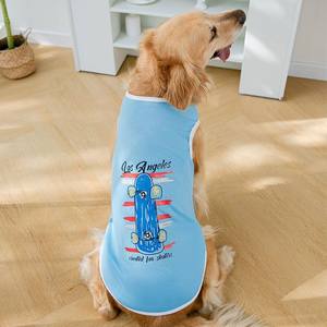 Vêtements pour grands chiens 3XL-8XL vêtements pour animaux de compagnie Labrador <span class=keywords><strong>Golden</strong></span> <span class=keywords><strong>Retriever</strong></span> T-shirt gilet pour animaux de compagnie de haute qualité d'été - Product Image 5