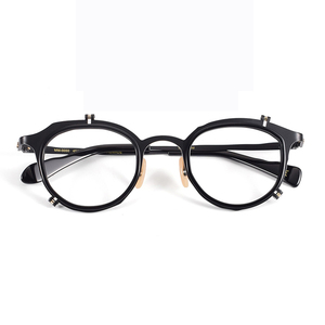 Kính mắt khung titan MM-0050 cao cấp, sang trọng, kiểu dáng thời trang, họa tiết chắc chắn, dành cho nam và nữ - Product Image 4