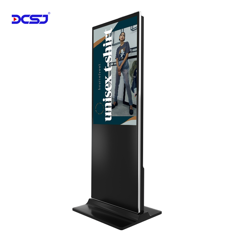 DCSJ Videowand 32 43 49 55 65 Zoll Kiosk LED Werbebildschirm Digitalbeschilderung und Anzeige