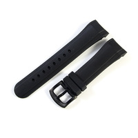 Bracelet en caoutchouc de silicone naturel de luxe, compatible avec le bracelet de 24 mm pour montre de sport pour homme Graham Racing Chronograph