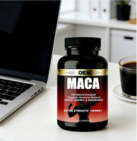Capsules d'énergie Maca Man Power pour hommes adultes Ashwagandha & Ginseng Complément alimentaire naturel 60 capsules