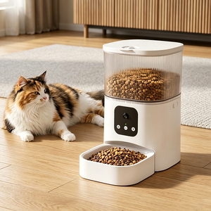 Automatic Pet Feeder With <b>Camera</b> Alimentador Automático Smart Pet Feeder Pet Feeder Automatic Easy Cleaning - Product Image 1