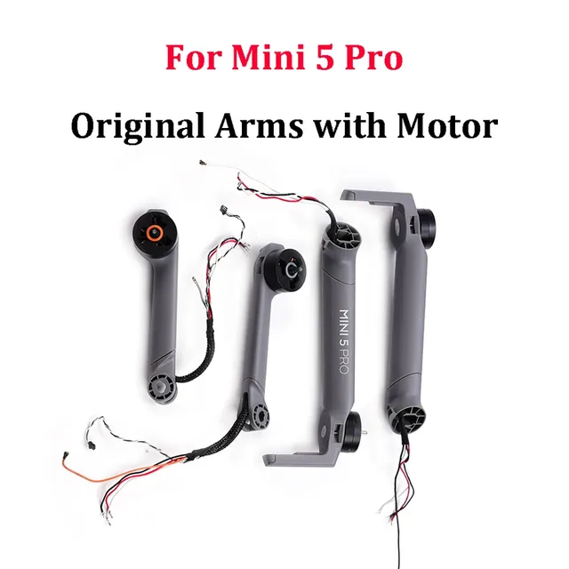 Original Motor Arm for DJ Mini 5 Pro Aircraft Front Rear Left Right Arm Landing Gear Replacement Repair Parts Spare Accessories