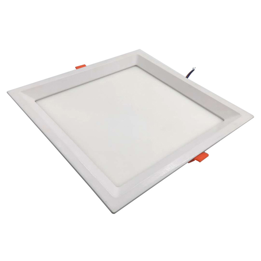 Regulable Sensor de movimiento inteligente sin marco integrado luz de techo cuadrado LED Panel de luz